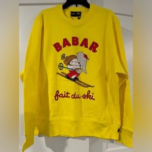 NWT - Rowing Blazers BABAR Fait du Ski Sweatshirt